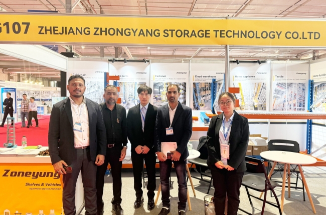 中東業(yè)務(wù)捷報：中揚立庫團隊出海參展，智能倉儲方案圈粉中東